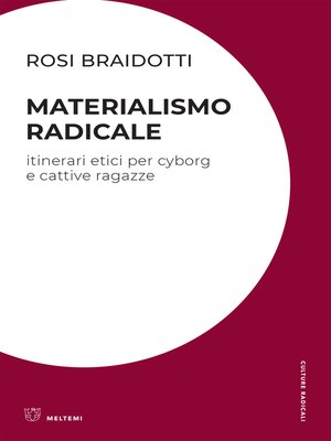 cover image of Materialismo radicale